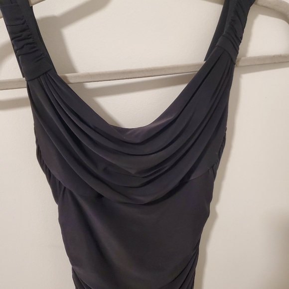 Frank Lyman Size 4 Black Ruched Dress - Picture 6 of 6
